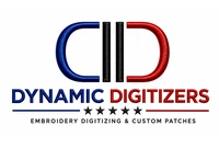 Dynamic Digitizers Logo - Custom Patches & Embroidery Digitizing Services USA