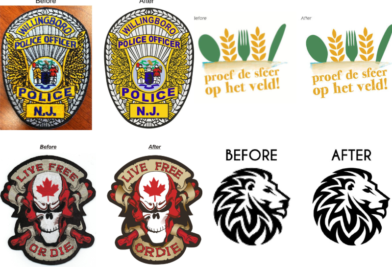 Logo Vector Conversion by Dynamic Digitizers